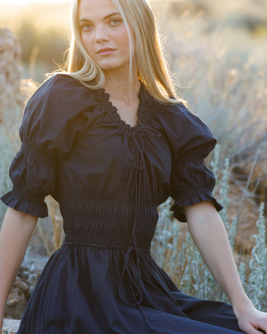 Long Way Home Dress - Navy