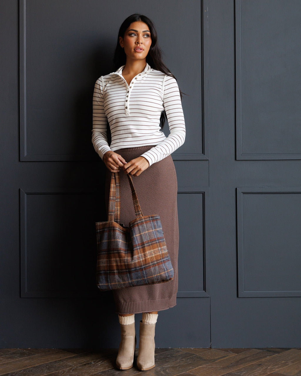 Mock Neck Henley